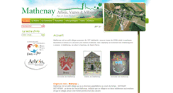 Desktop Screenshot of mathenay.arbois.com