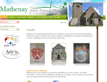 Tablet Screenshot of mathenay.arbois.com